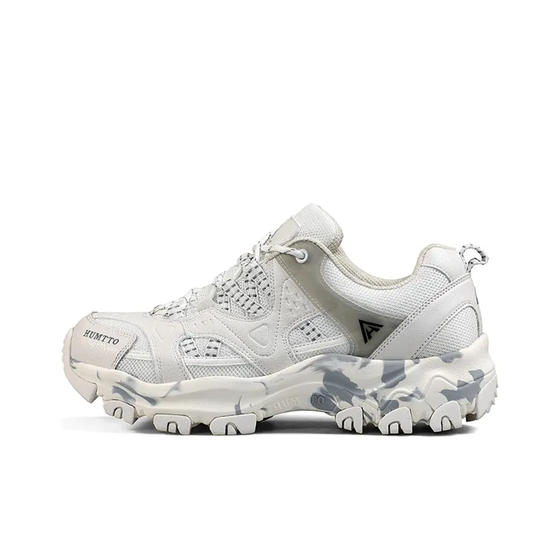 HUMTTO Shock Absorbers With Slip Resistant And Abrasion Resistant Properties Low Top Outdoor Shoes Women's White-0