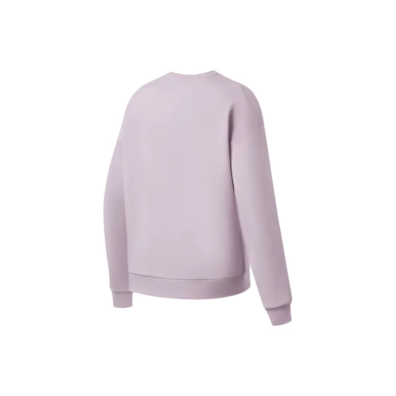 LINING Fitness Series Sweatshirts Women's Lotus Root Powders Purple-1