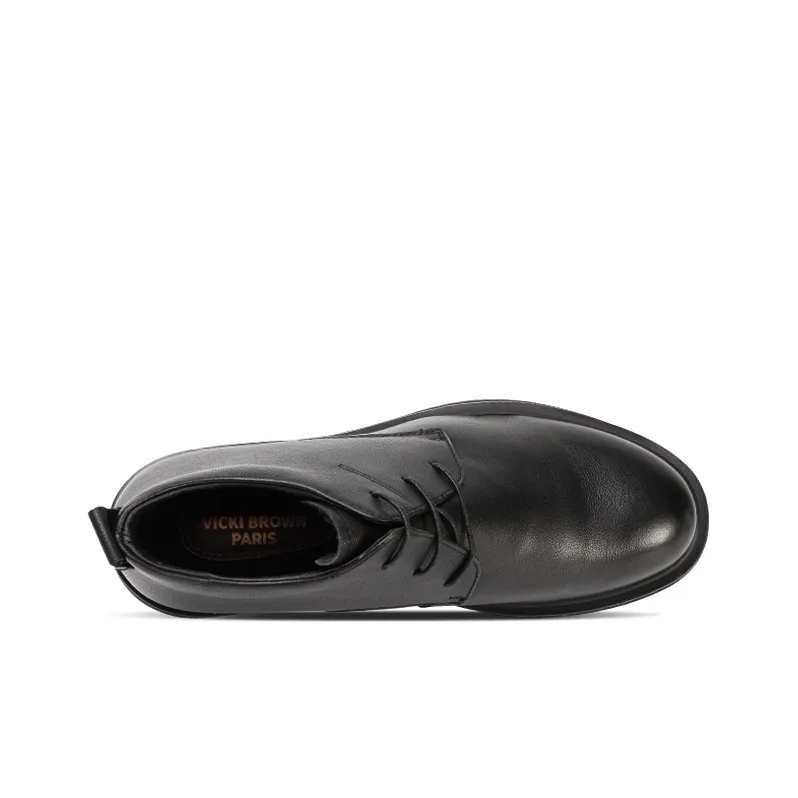 VICKI BROWN Jeans Dress Shoes Men Low Top Black-5