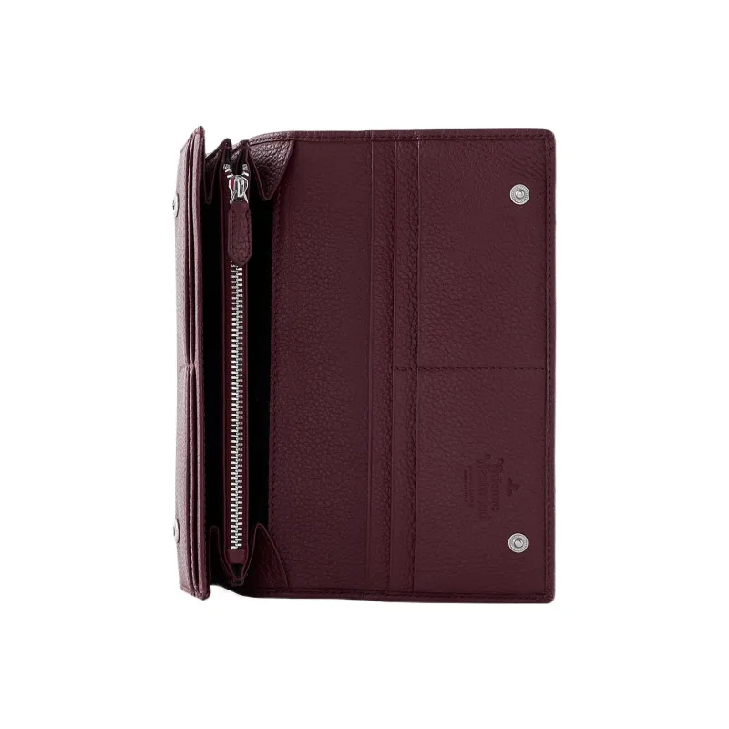 Vivienne Westwood Leather Card Holder Women's Burgundy-3