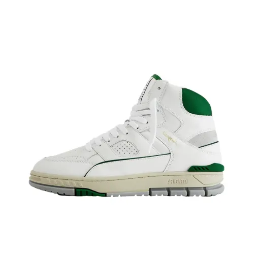 Axel Arigato Area Hi Skateboard Shoes Men High-Top White/Green