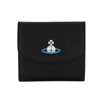 Vivienne Westwood Lambskin Wallet Regular Women's Black