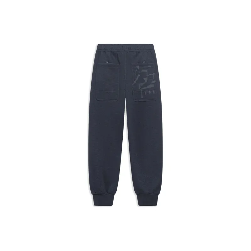 LiNing Cargo Pants Men's Charcoal Black-1