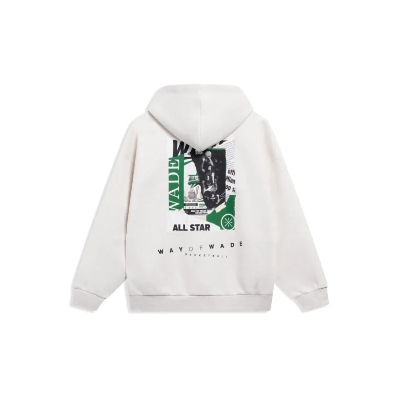 LiNing Sweatshirt Unisex Heather Gray Tile Gray-1