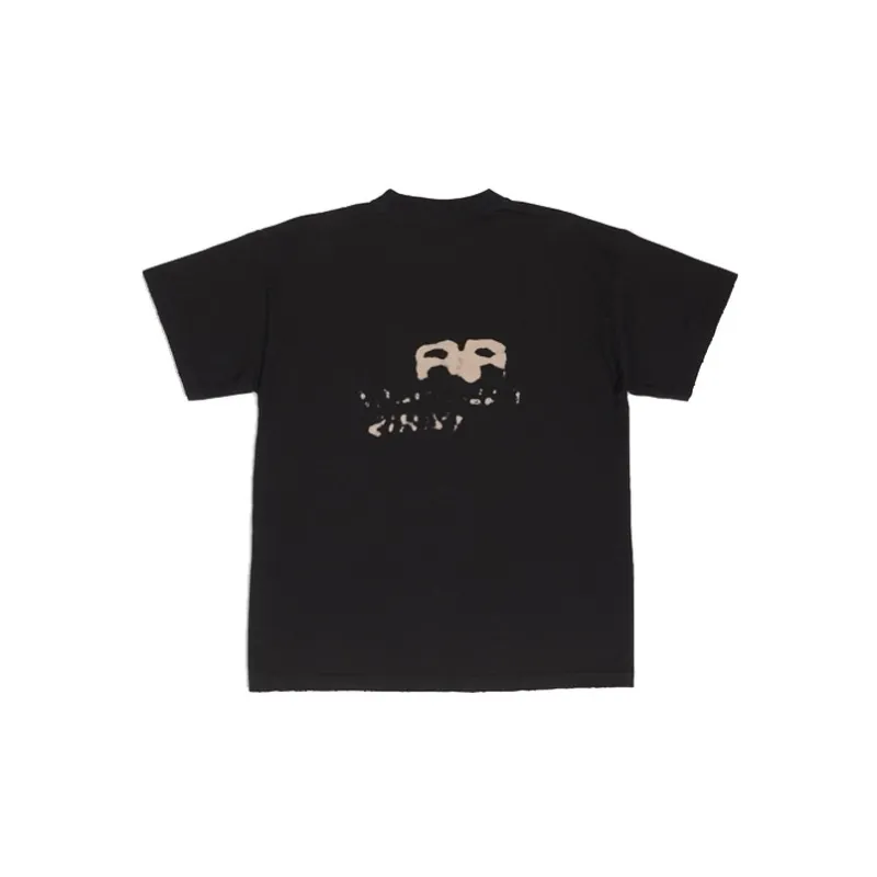 Balenciaga T Shirt 'Black/Ecru'-3