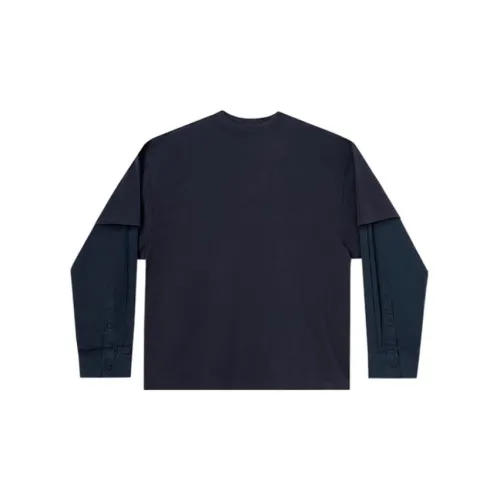 Balenciaga T-Shirts Men Navy Blue