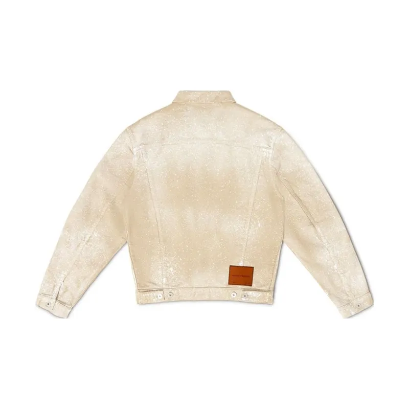 HERON PRESTON Paint splatter Denim Shirt Jacket-1