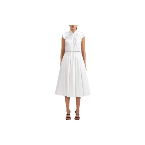 Self-portrait SS23 Short-Sleeved Dresses Women's White