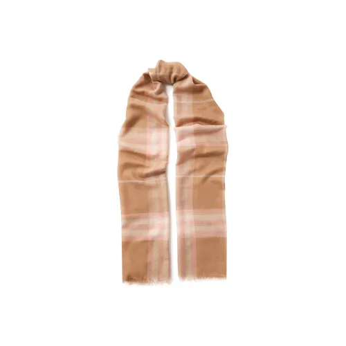 Burberry Knit Scarves Unisex Orange