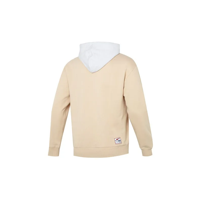 PUMA TEAM BADGE Early Spring Series Sweatshirts Men Khaki-1