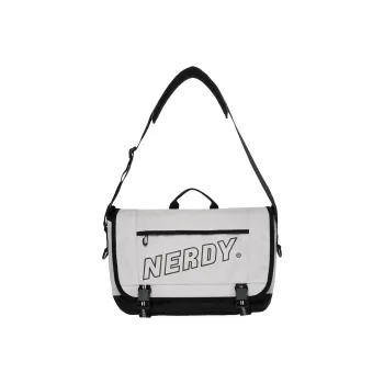 NERDY Polyester Messenger Bag Handbag Shoulder Bag Crossbody Bag Unisex Gray