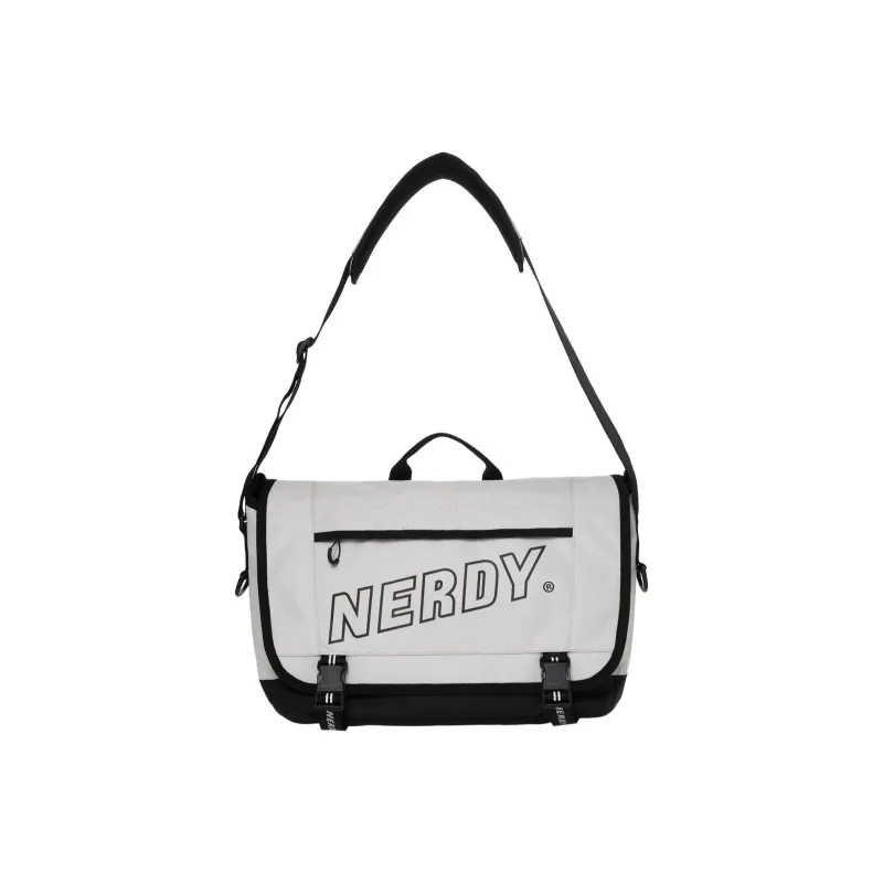 NERDY Polyester Messenger Bag Handbag Shoulder Bag Crossbody Bag Unisex Gray-0