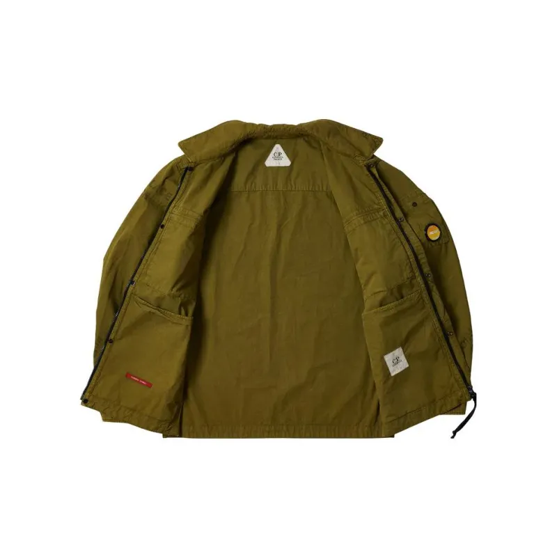 PALACE C.P. Company Washed Cotton Shirt Jacket-2