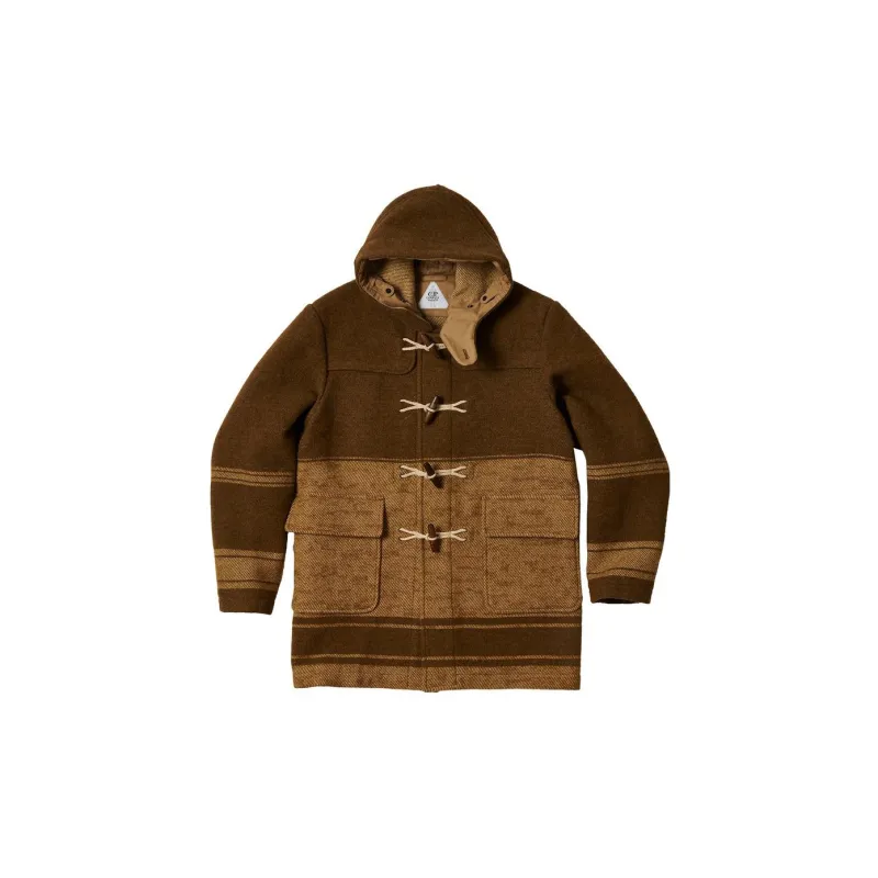 PALACE X C.P. Company Duffel Jacket Rubber Wool-1