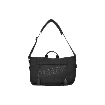 NERDY Polyester Messenger Bag Handbag Shoulder Bag Crossbody Bag Regular Unisex Black