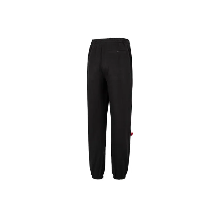PUMA TEAM BADGE Casual Pants Unisex Black-1