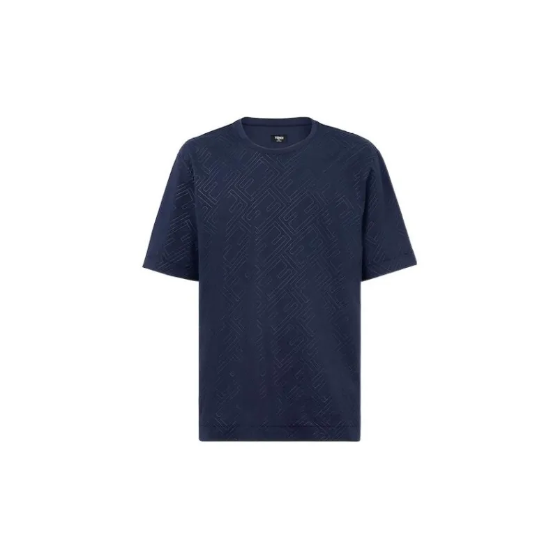 FENDI T Shirts Men Blue-0