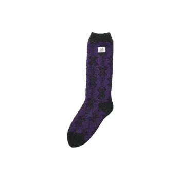 PALACE X C.P. Company Lambswool Sock 'Purple'