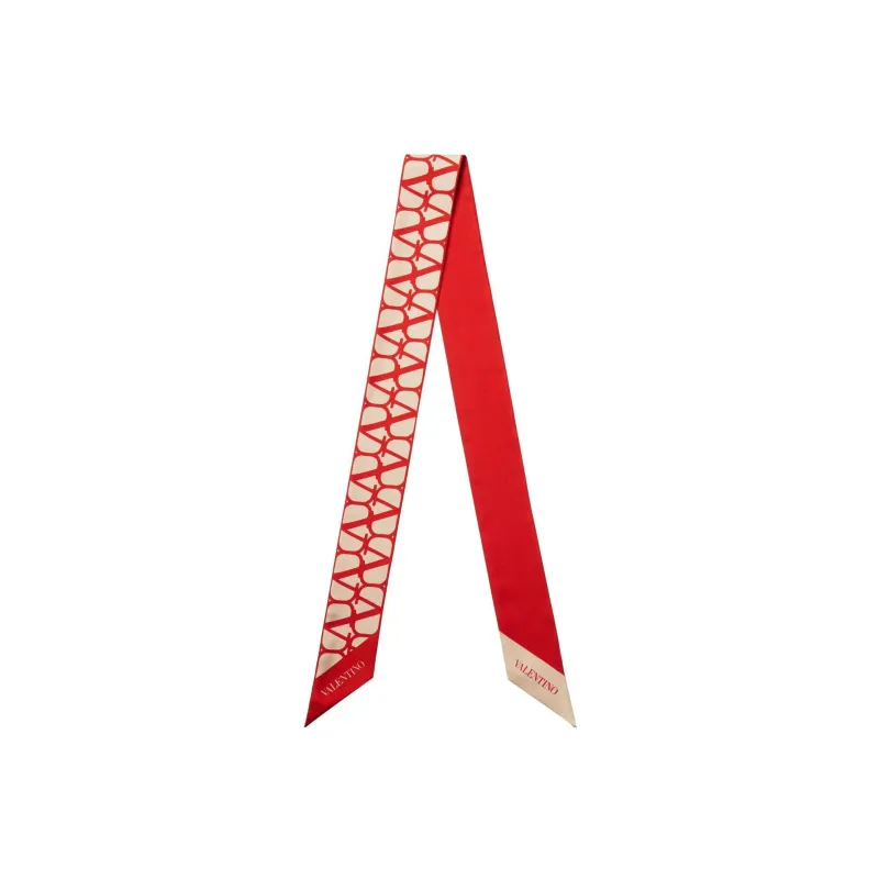 Valentino Silk Scarves Women's Red-0