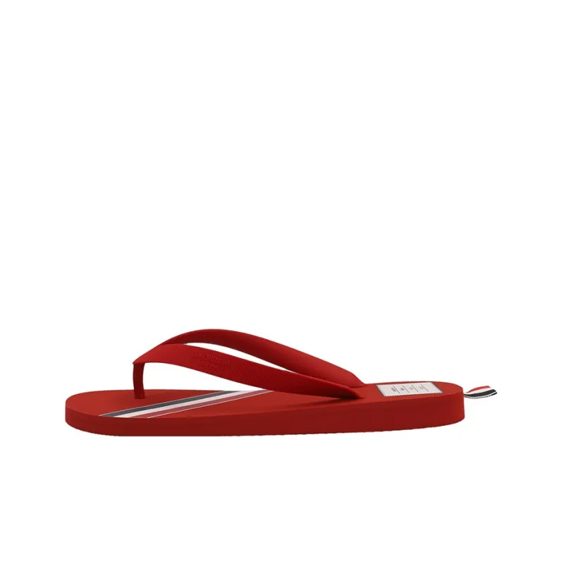 THOM BROWNE Striped Flip Flops-0
