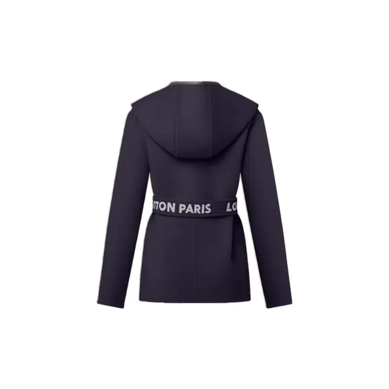 LOUIS VUITTON Signature Double Face Short Wrap Coat-1