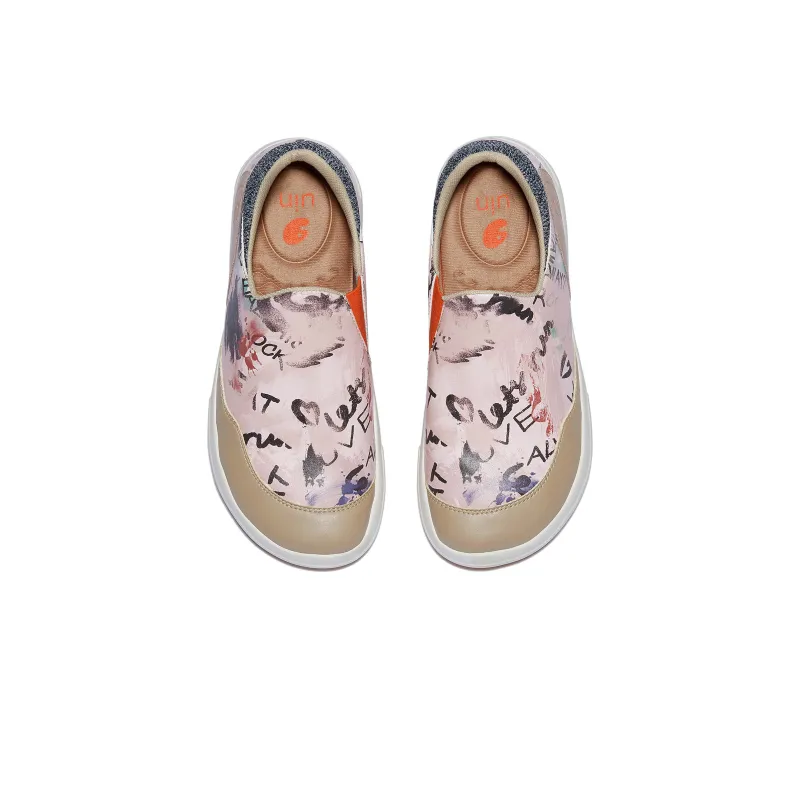 U.IN Painted Travel Shoes Andalusia 2 Stylish Skateboarding Shoes Women's-1