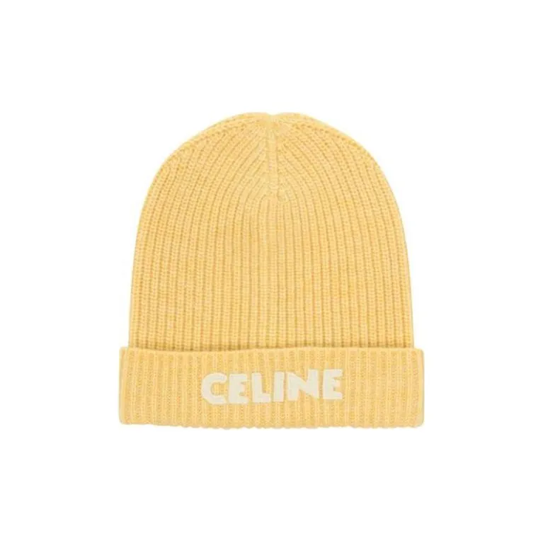 CELINE Beanies Women's Yellow-0