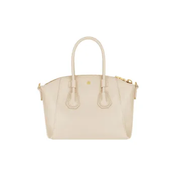 GIVENCHY Antigona Smooth Calf Leather Shoulder Bag Crossbody Bag Handbag Mini Women's Beige
