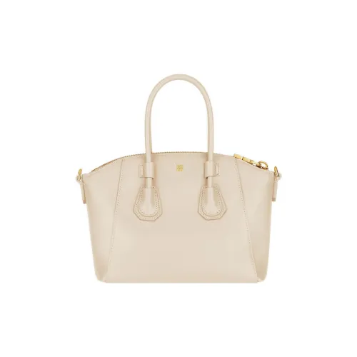 GIVENCHY Antigona Smooth Calf Leather Shoulder Bag Crossbody Bag Handbag Mini Women's Beige