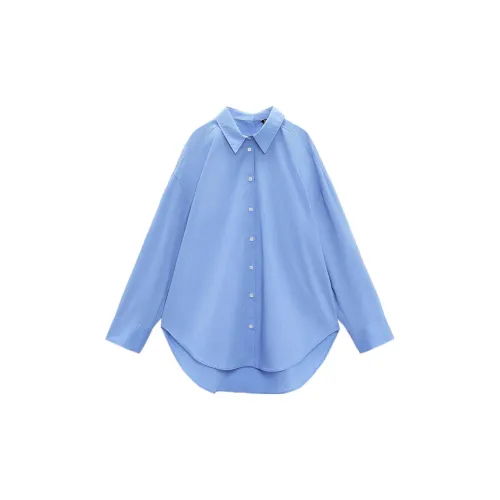 ZARA Shirts Women's Light Blue