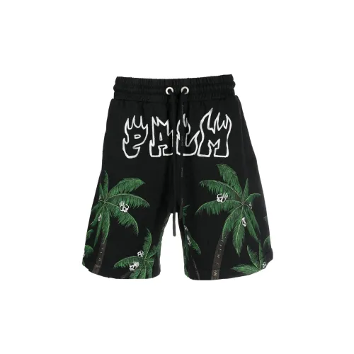 PALM ANGELS Palms & Skull Vintage Sweatshorts 