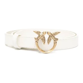 PINKO Love Bird Plaque Buckle Belt