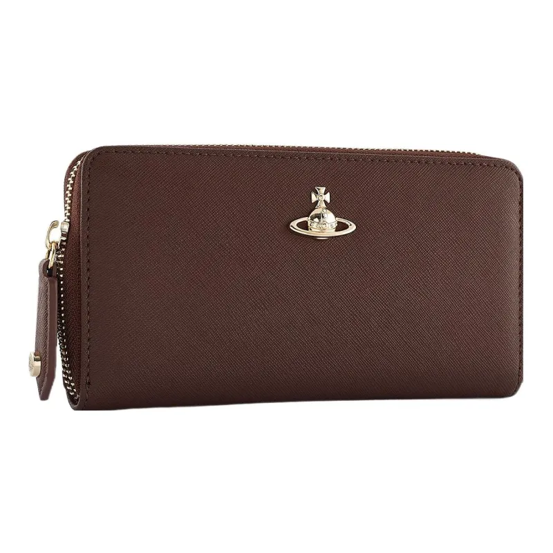 Vivienne Westwood Calfskin Wallet Women's Brown-1