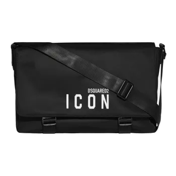 DSQUARED 2 Polyamide Messenger Bag Shoulder Bag Crossbody Bag Men's Black
