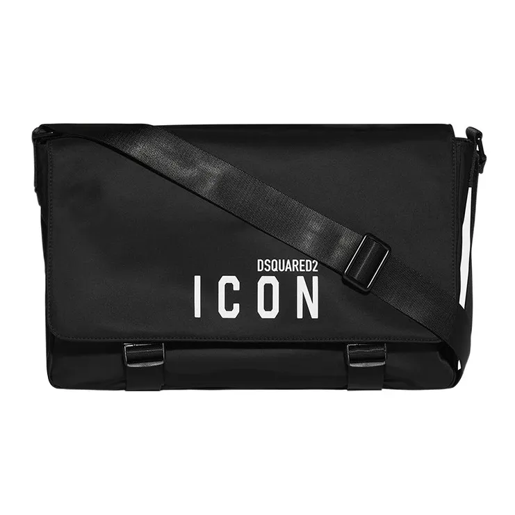 DSQUARED 2 Polyamide Messenger Bag Shoulder Bag Crossbody Bag Men's Black-0