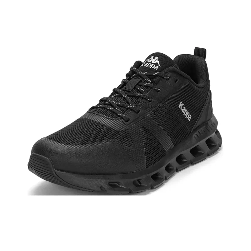 Kappa Anti-Slip Wear-Resistant Low-Top Casual Running Shoes Men's Black-1