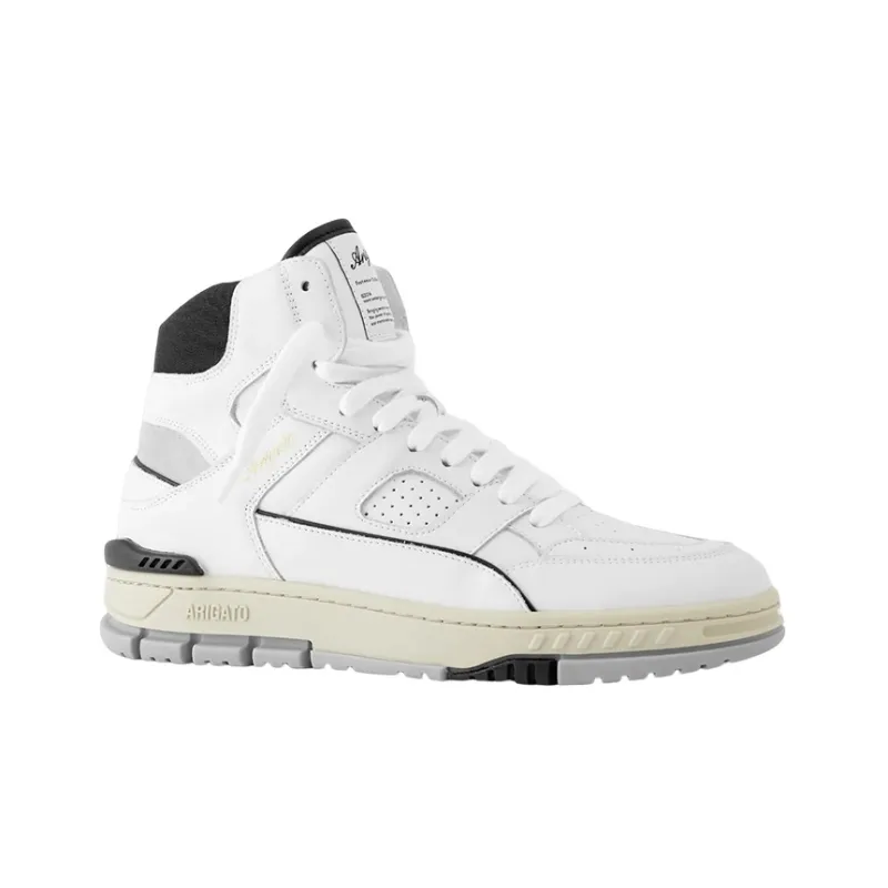 Axel Arigato Area Hi High Top Stylish Skateboarding Shoes Women's White Black-2