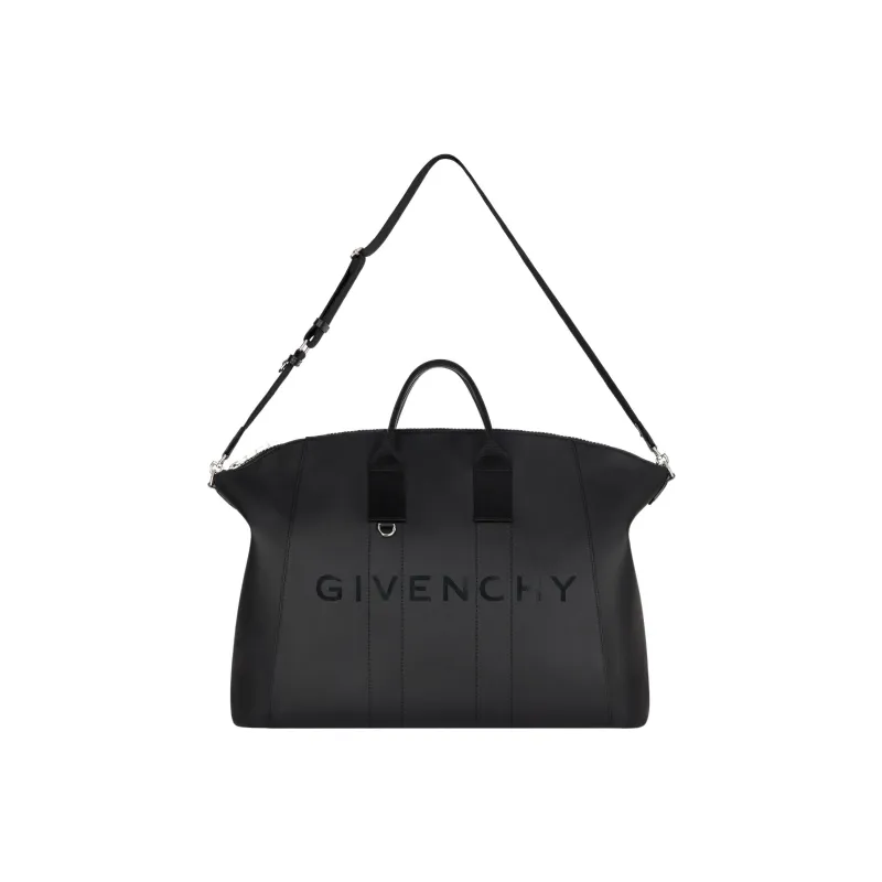 Givenchy Antigona Coated Canvas Shoulder Bag, Crossbody Bag, Handbag Medium Size Women's Black-4