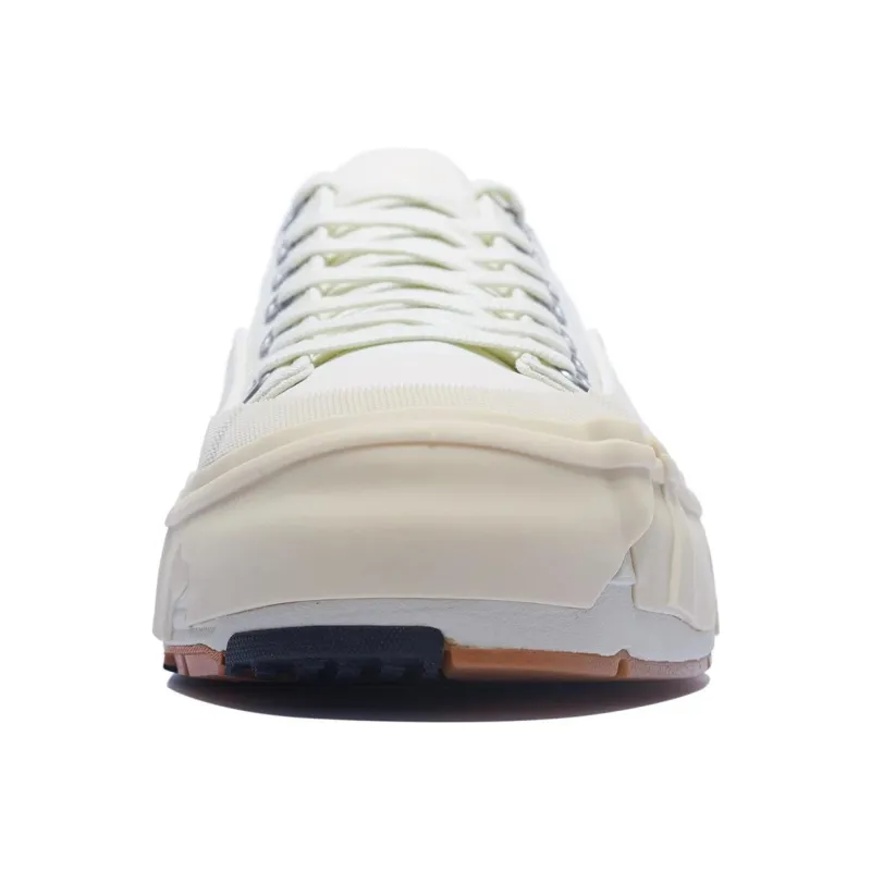 LiNing Wuji Sun Advances To Gold Collection Anti Slip Wear Resistant Low Top Casual Shoes Men's Cream White-3
