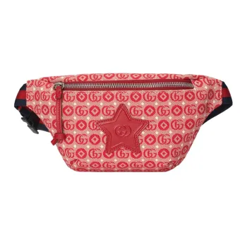 GUCCI Fabric Shoulder Bag, Crossbody Bag, Fanny Pack Kids' Red