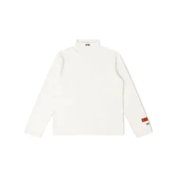 HERON PRESTON Logo Embroidered Roll Neck T Shirt