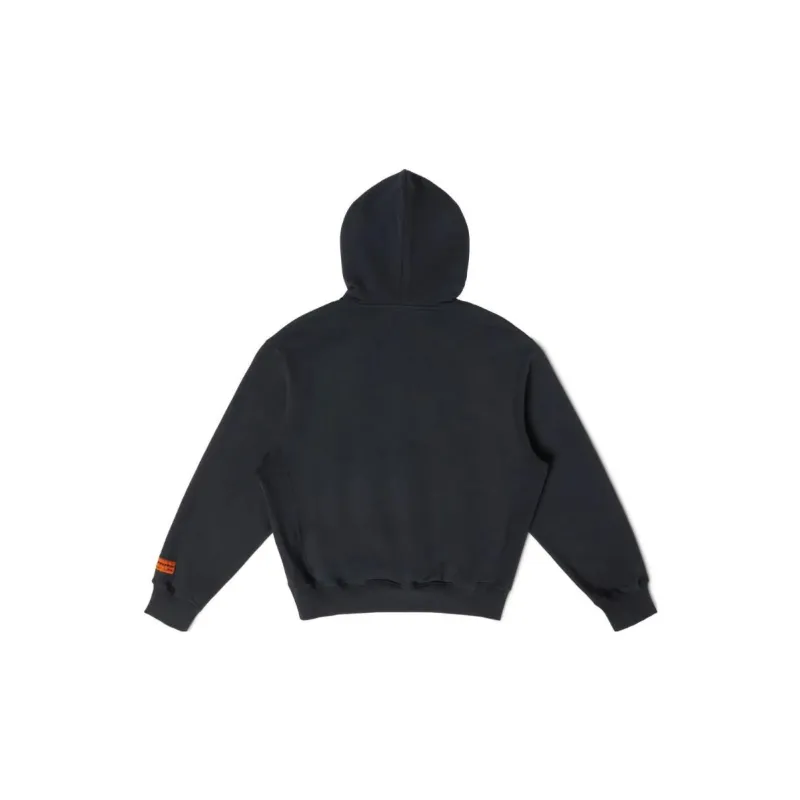 HERON PRESTON Logo Printed Drawstring Hoodie-1