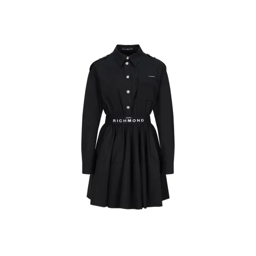 JOHN RICHMOND Long-Sleeved Dresses Women's Black