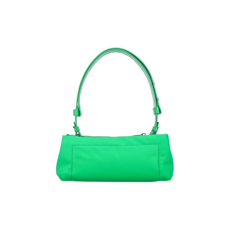 GANNI Nylon Baguette Bag Handbag, Shoulder Bag Women's Green-3