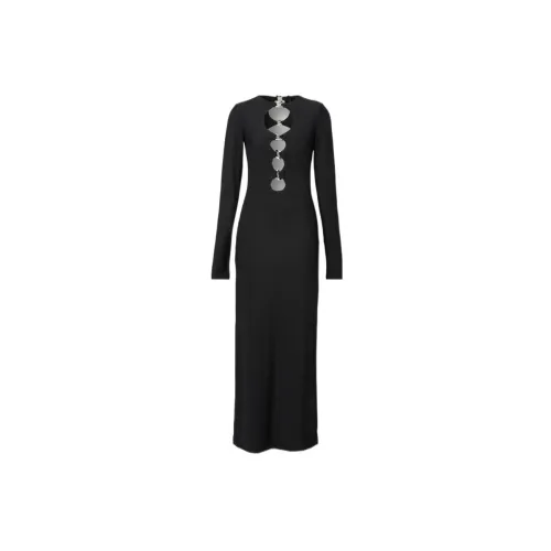 Burberry Evening-wear SS23 Long-Sleeved Dresses Women's Black