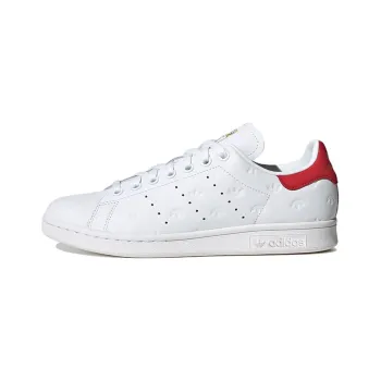 Adidas Originals Stan Smith All Over Trefoil White Better Scarlet Women's