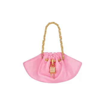 GIVENCHY Kenny Cow Leather Handbag Mini Women's Pink