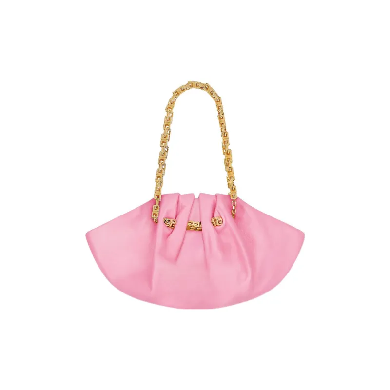 GIVENCHY Kenny Cow Leather Handbag Mini Women's Pink-2