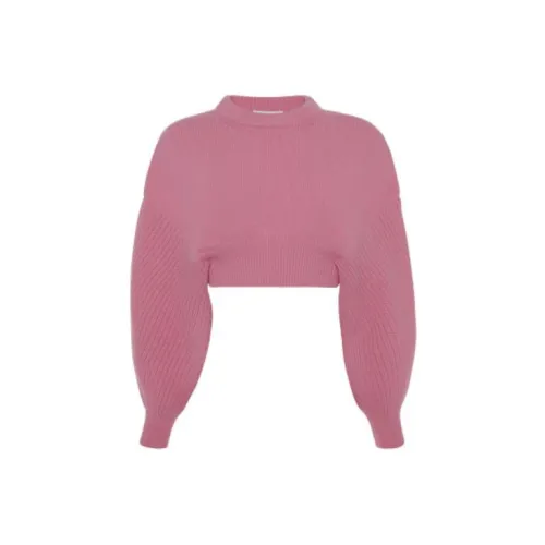 Alexander McQueen Crop Tops Women's Candy Pink