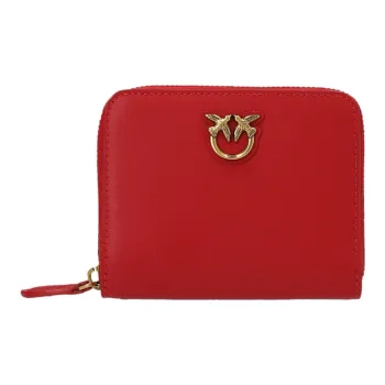 PINKO Taylor Leather Wallet Women's Red